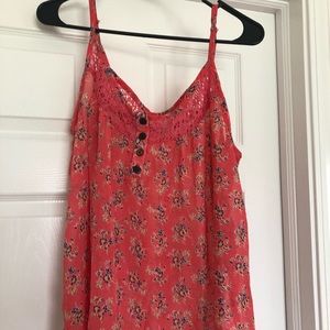 Floral tank top